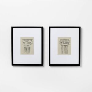 (Set of 2) 16"x20" Architecture Framed Art -Threshold designed with Studio
McGee